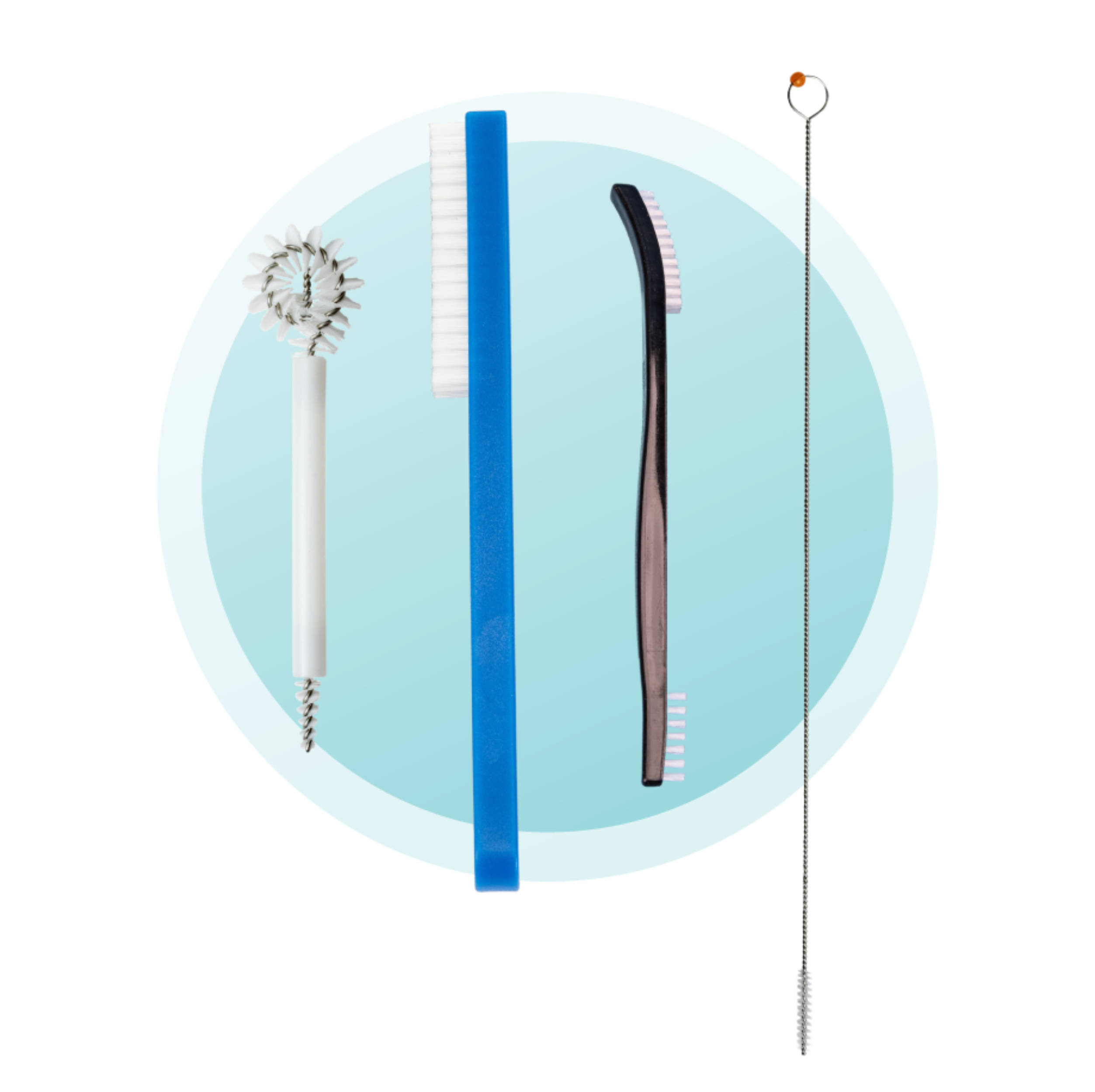 medical device cleaning brushes